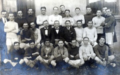 1914, Schmal Alexandra, soccer team, Fortepan #115586