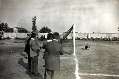 Magyarország, Pécs, Vásártéri-pálya (később a Siklósi úti Volán telephelyét alakították ki a helyén), a felvétel a Pécsi Sport Club - Kaposvári Turul SE (8:1) mérkőzésen készült, 1925. szeptember 21-én., 1921, Schmal Alexandra, labdarúgás, Fortepan #115587