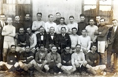 1914, Schmal Alexandra, soccer team, Fortepan #115615