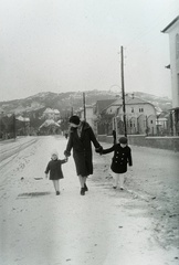 Magyarország, Budapest II., Kelemen László (Hadapród) utca a 9. számú háztól a Pasaréti tér irányába nézve., 1933, Széman György, Budapest, Fortepan #115672