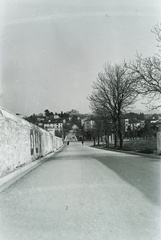 Italy, Gorizia, Viale XX Settembre, távolban a vár., 1937, Széman György, Fortepan #115760