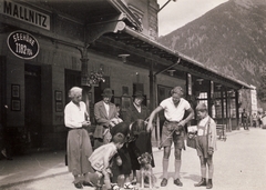 Austria, Mallnitz, vasútállomás., 1937, Széman György, train station, Fortepan #115768