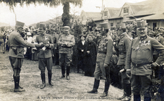 Románia, Dornakandren, IV. Károly magyar király látogatása a délkeleti fronton 1917. júniusában., 1917, Széman György, első világháború, bámészkodás, kitüntetés, király, Fortepan #115887