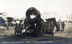 Ukrajna, Pidhajci, (Podhajce), Függetlenség tere (Majdan Nezalezsnosztyi), a város főtere., 1916, Széman György, első világháború, fényszóró, Fortepan #115890