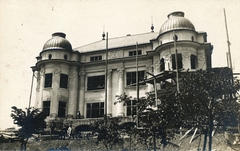 Magyarország, Budapest II., Fillér utca 49 - 51. (ekkor 33.), Rókushegyi lépcső sarok., 1927, Jurányi Attila, építkezés, villa, kupola, Budapest, neobarokk stílus, Fortepan #116015