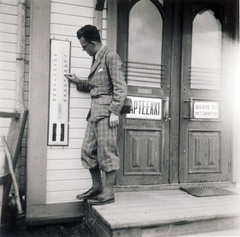 Finland, 1937, Lettner József, thermometer, Fortepan #116193