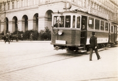 Hungary, Budapest V., Kossuth Lajos tér - Báthory utca (Vértanúk tere) sarok, a Földművelésügyi Minisztérium épülete., 1930, Mátyásfalvi János, tram, Budapest, public transport line number, Fortepan #116232