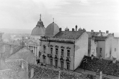 Hungary, Pécs, látkép a Pannónia Szállóból., 1966, Fortepan, roof, aerial wire, Fortepan #11660