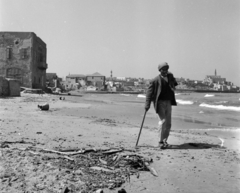 Israel, Tel Aviv-Yafo, a háttérben Jaffa óvárosa, jobbra a Szent Péter-templom., 1962, Fortepan/Album011, Fortepan #116667