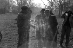 Magyarország, Margitsziget, Budapest, Marosán György a Hajós Alfréd Nemzeti Sportuszodánál az új medence építésének indulásakor., 1958, FSZEK Budapest Gyűjtemény / Sándor György, Sándor György, híres ember, politikus, Fortepan #116921