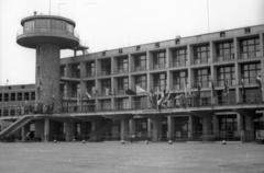 Hungary, Ferihegy (now - Ferenc Liszt) International Airport, Budapest XVIII., 1957, FSZEK Budapest Gyűjtemény / Sándor György, Sándor György, airport, Budapest, Fortepan #117029