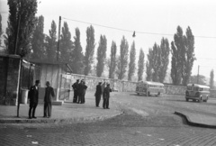 Magyarország, Budapest VIII., Nagyvárad tér, buszvégállomás., 1959, FSZEK Budapest Gyűjtemény / Sándor György, Sándor György, Ikarus 60, Ikarus 30, Budapest, autóbusz, Fortepan #117054