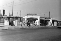 Magyarország, Óbuda, Budapest III., Miklós utca, autóbusz-végállomás a Flórián térnél., 1959, FSZEK Budapest Gyűjtemény / Sándor György, Sándor György, Budapest, Fortepan #117163