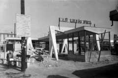 Magyarország, Óbuda, Budapest III., Miklós utca, autóbusz-végállomás a Flórián térnél., 1959, FSZEK Budapest Gyűjtemény / Sándor György, Sándor György, Budapest, Fortepan #117164