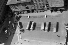 Olaszország, Firenze, Piazza della Signoria a Palazzo Vecchio tornyából nézve., 1965, Aradi Péter, Szenczi Mária, Fortepan #117312