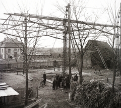 Magyarország, Halásztelek, (ekkor Tököl külterülete), a Korbuly birtok a mai Korbuly utca felől., 1934, Korbuly, Fortepan #117583