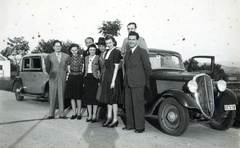 1940, Glázer Attila, kirándulás, automobil, Fortepan #118003