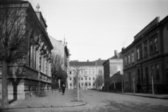 Magyarország, Sopron, Batsányi utca a Csengery utcától a Deák tér felé nézve., 1940, Kozma Endre, utcakép, Fortepan #118043