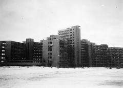 Ukrajna, Harkov, Szabadság (Dzerzsinszkij) tér, Tervek Háza, a Karazin Kharkiv Nemzeti Egyetem épülete., 1942, Gádoros Lajos, második világháború, egyetem, konstruktivizmus, Szergej Szavics Szerafimov-terv, Marija Zandberg-Serafimova-terv, Fortepan #11830