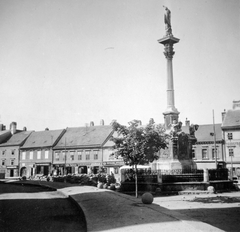 Hungary, Sopron, Várkerület, Mária oszlop., 1942, Gádoros Lajos, Fortepan #11850