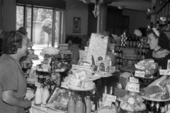 1957, FSZEK Budapest Gyűjtemény / Sándor György, Sándor György, grocery store, Fortepan #118973