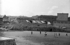 Hungary, Óbuda, Budapest III., a katonavárosi amfiteátrum., 1957, FSZEK Budapest Gyűjtemény / Sándor György, Sándor György, amphitheater, Budapest, football, Fortepan #119027