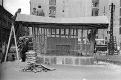 Magyarország, Budapest VI., Nyugati (Marx tér), balra a Jókai utca., 1959, FSZEK Budapest Gyűjtemény / Sándor György, Sándor György, trolibusz, Budapest, Fortepan #119045