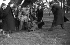 Poland, 1948, Bogdan Celichowski, tableau, jesting, photography, Fortepan #119229