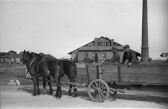 Lengyelország, Dąbrowice, téglagyár., 1943, Bogdan Celichowski, Fortepan #119249