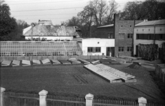 Lengyelország, Skierniewice, ulica Konstytucji 3-go Maja 1/3., Kertészeti Kutatóintézet (Instytut Ogrodnictwa)., 1947, Bogdan Celichowski, üvegház, Fortepan #119415