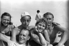 Lengyelország, Sopot, Strand., 1943, Bogdan Celichowski, Fortepan #119459