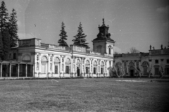 Lengyelország, Varsó, ulica Stanislawa Kostki Potockiego, Wilanów-palota., 1955, Bogdan Celichowski, épületdísz, torony, Fortepan #119644