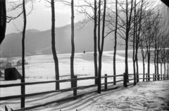 Lengyelország,Liptói-havasok, 1950, Bogdan Celichowski, korlát, havas táj, fa, Fortepan #119708