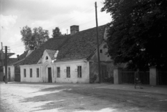 Poland, 1947, Bogdan Celichowski, pylon, house, Fortepan #119760