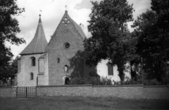 Poland, Poznań, Keresztelő Szent János-templom (Kościół św. Jana Jerozolimskiego [Jana Chrzciciela]), 1947, Bogdan Celichowski, church, Fortepan #119802