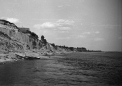 Poland, 1947, Bogdan Celichowski, shore, Fortepan #119859