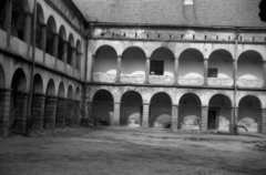 Poland, Niepołomice, Királyi Kastély (Zamek Królewski)., 1947, Bogdan Celichowski, monument, Fortepan #119876