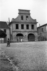 Poland, Sandomierz, Rynek, Oleśnickich-ház., 1956, Bogdan Celichowski, house, Fortepan #119944