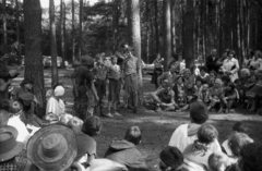 Lengyelország, 1972, Bogdan Celichowski, cserkész, nyári tábor, Fortepan #119972