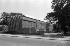 Lengyelország, Poznań, ulica Promienista, Szent Család-templom (Kościół Świętej Rodziny)., 1984, Bogdan Celichowski, templom, Fortepan #120087