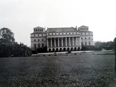 Ausztria, Kismarton, Esterházy-kastély a park felől nézve., 1916, Hanser Mária, kastély, kert, palota, Fortepan #120401