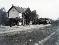 Ausztria, Kismarton, vasútállomás., 1916, Hanser Mária, Fortepan #120405