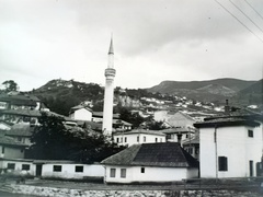 Bosznia-Hercegovina, Szarajevó, a Hadžijska mecset minaretje., 1915, Hanser Mária, mecset, Fortepan #120431