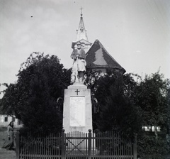 Ausztria, Loipersdorf bei Fürstenfeld, I. világháborús emlékmű., 1928, Hanser Mária, első világháború, emlékmű, Fortepan #120495