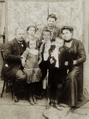 1914, Hanser Mária, family, tableau, Fortepan #120562