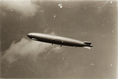 Hungary, Budapest, D-LZ127 Graf Zeppelin léghajó., 1931, Hanser Mária, air-ship, Fortepan #120627