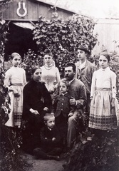 1905, Hanser Mária, portrait, family, Fortepan #120663