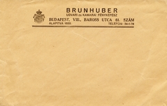 Magyarország, Budapest VIII., Baross út 61., Brunhuber Béla fényképész., 1910, Hanser Mária, műterem, fényképész, fényképtartó tasak, Budapest, Fortepan #120693