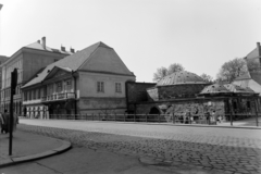 Magyarország, Budapest II., Fő utca, Király fürdő a Ganz utcától nézve., 1960, Inkey Tibor, Budapest, műemlék, török fürdő, Fortepan #120708