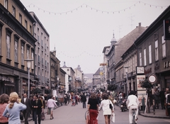 Hungary, Győr, Baross Gábor (Lenin) út az Árpád úttól a Bajcsy-Zsilinszky út felé nézve., 1975, Inkey Tibor, colorful, Fortepan #120817